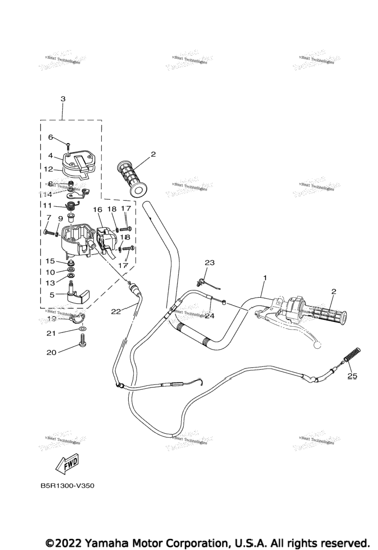 Steering Handle & Cable