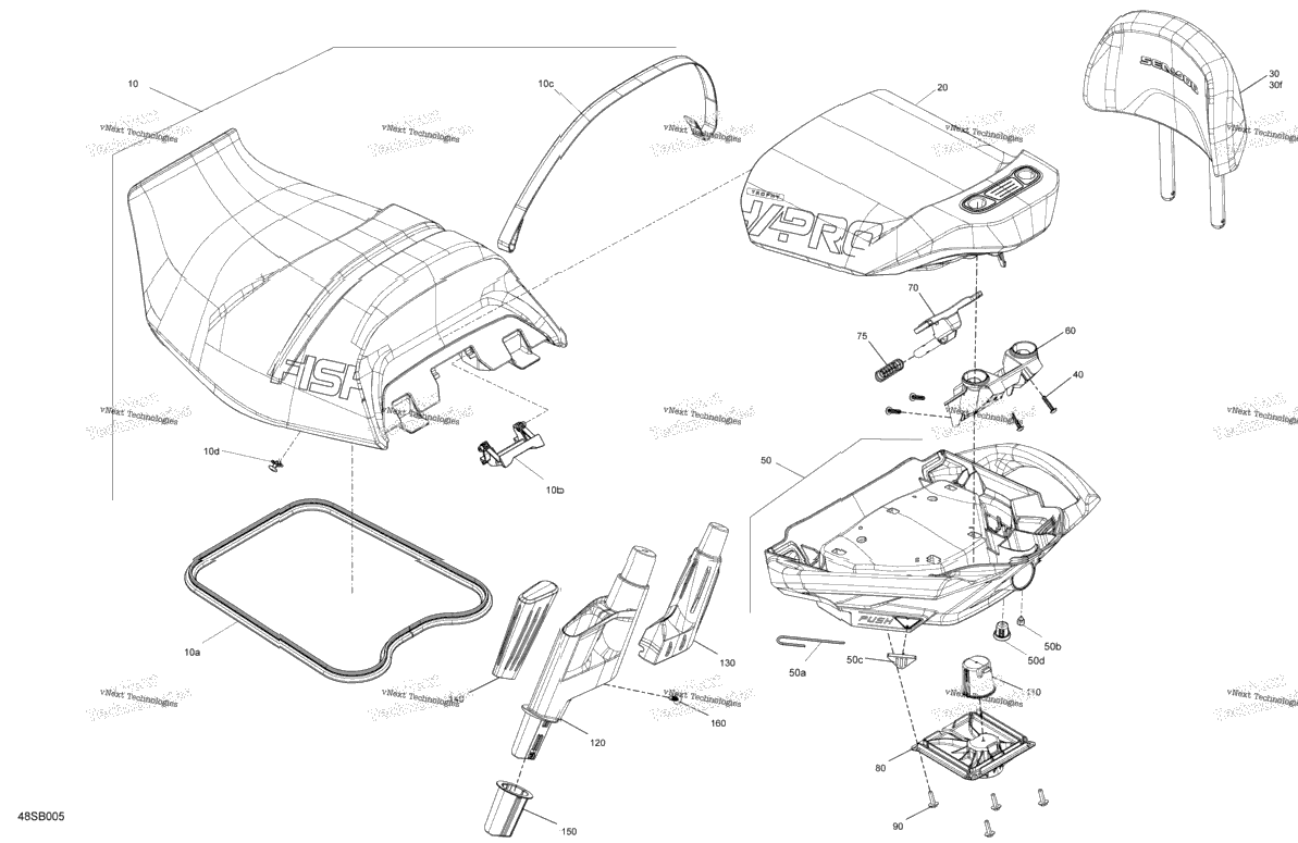 Body - Seat - North American Model