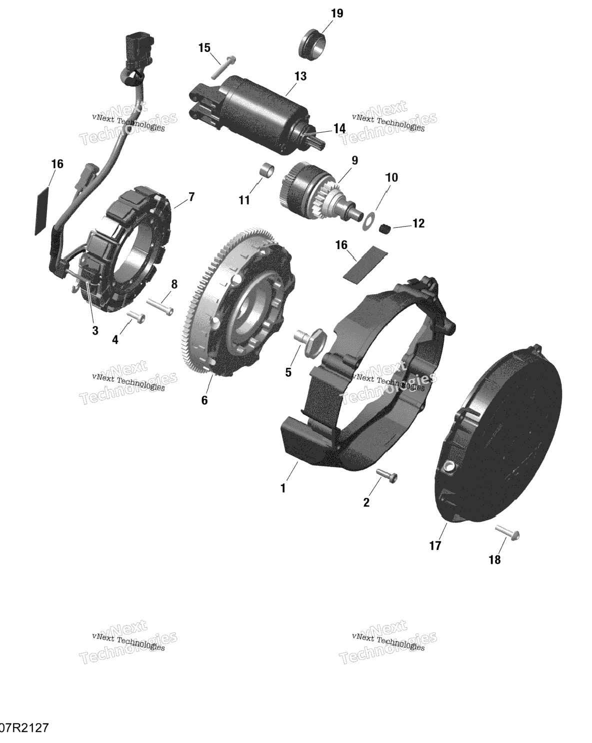 Rotax - Magneto - Manual And Electric Start