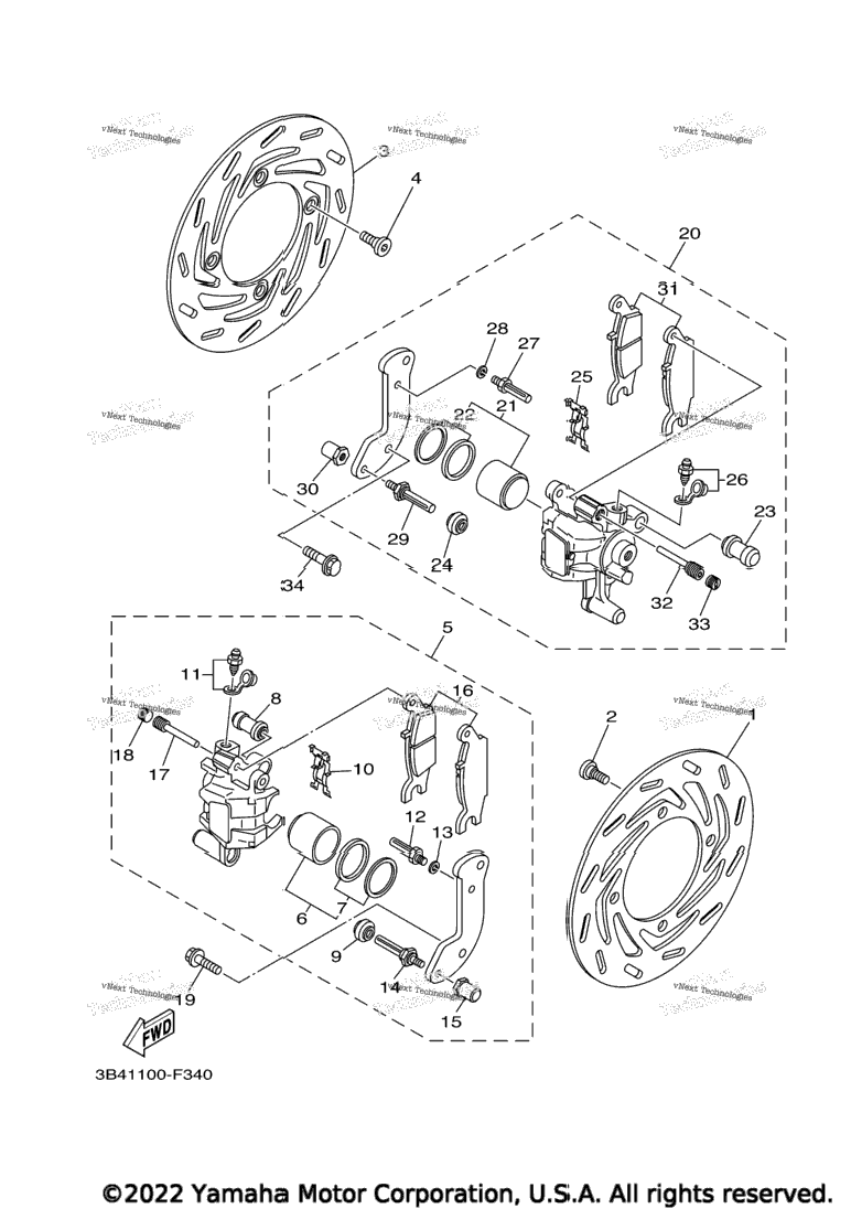 Front Brake Caliper