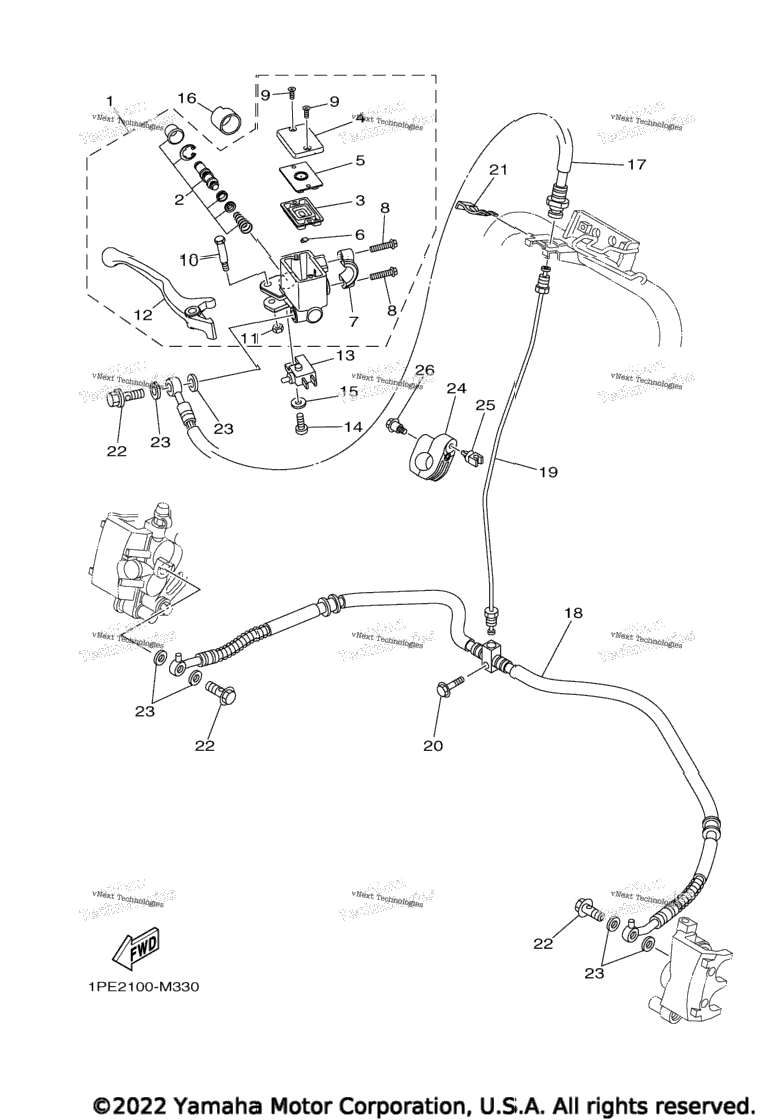 Front Master Cylinder