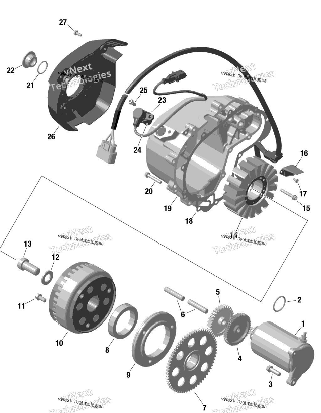 Rotax - Magneto And Electric Starter