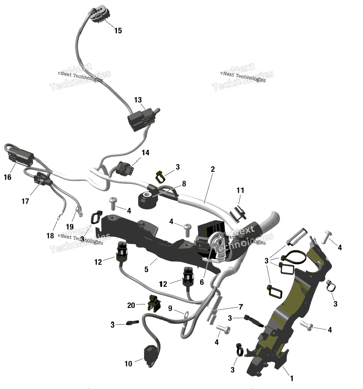 Rotax - Engine Harness And Electronic Module