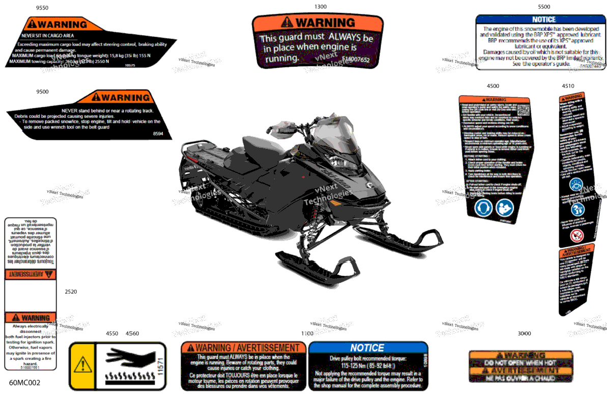 Body - Warning Decals