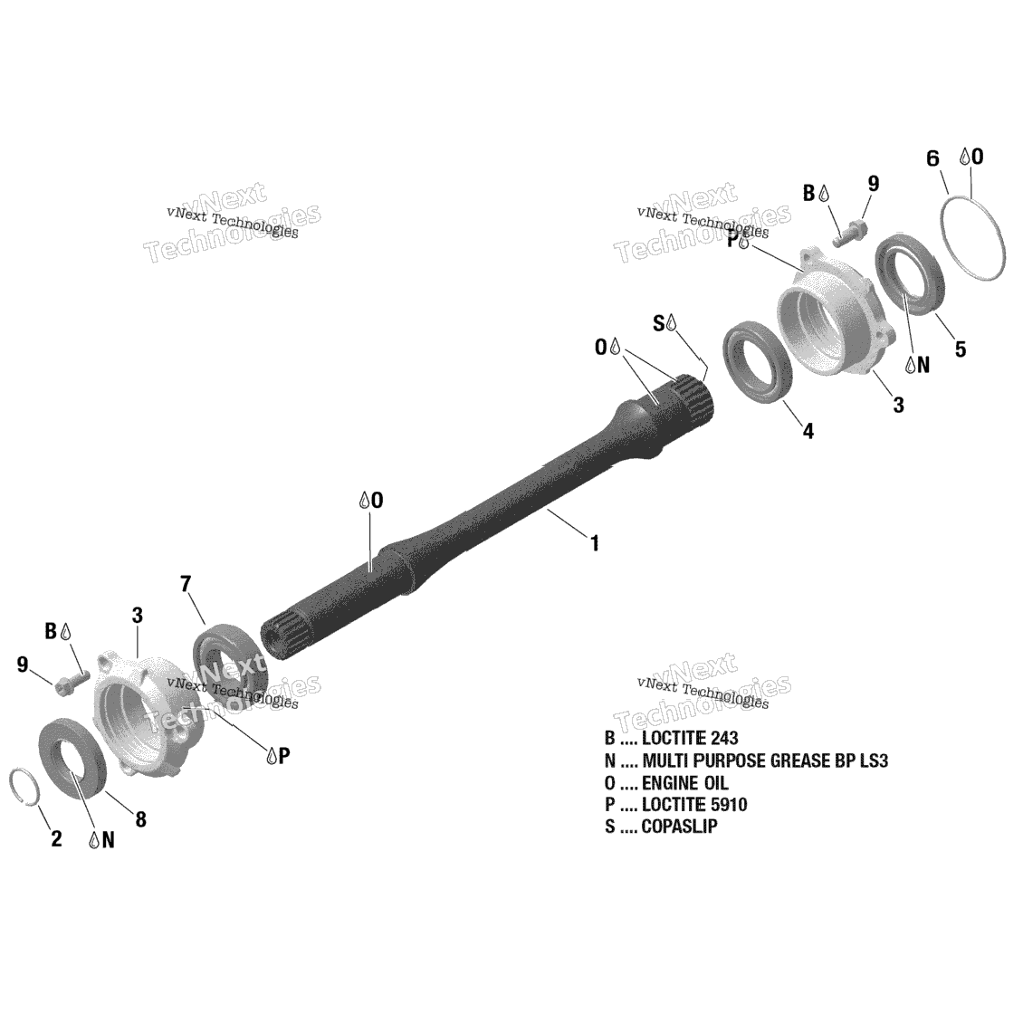 Rotax - Drive Shaft