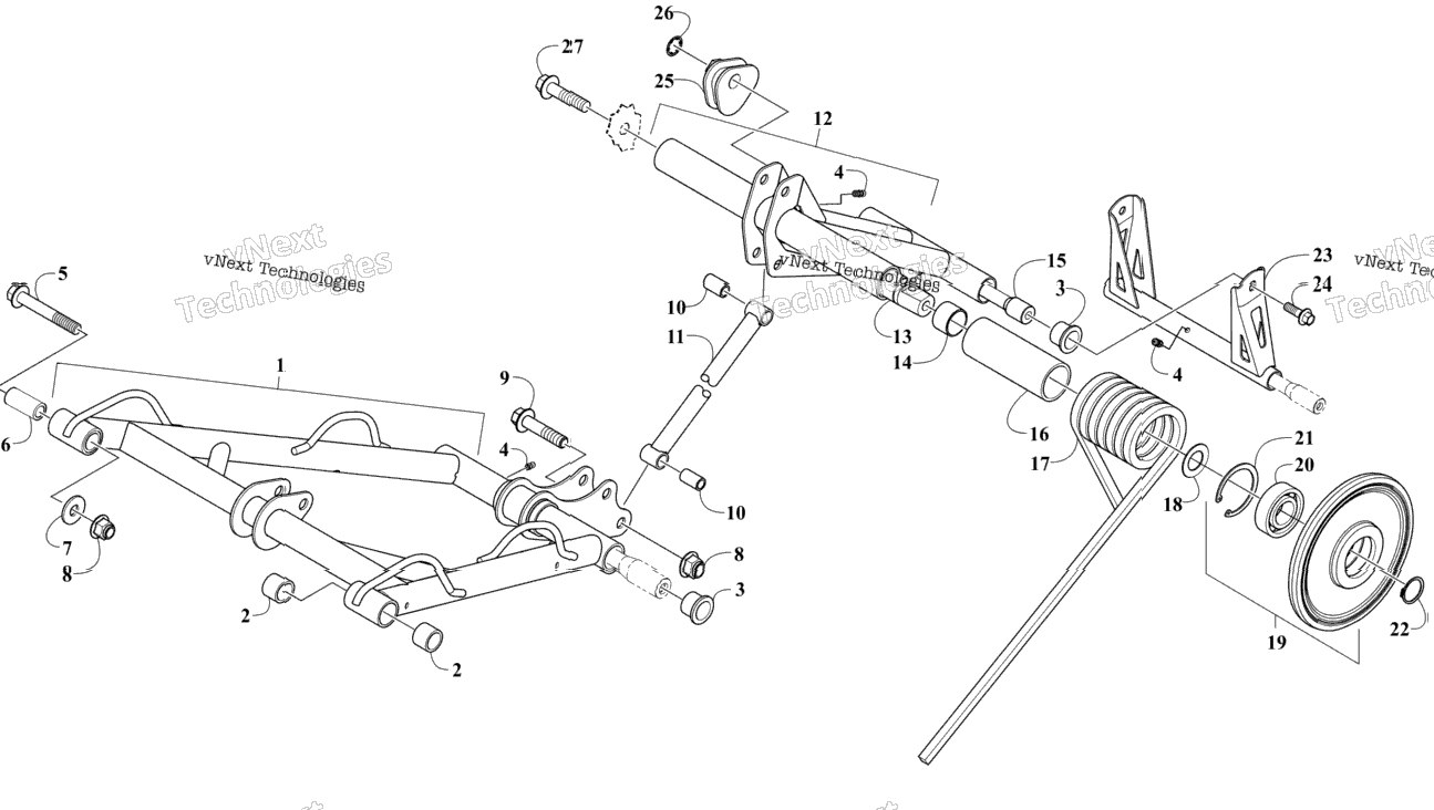 Rear Suspension Arm Assemblies