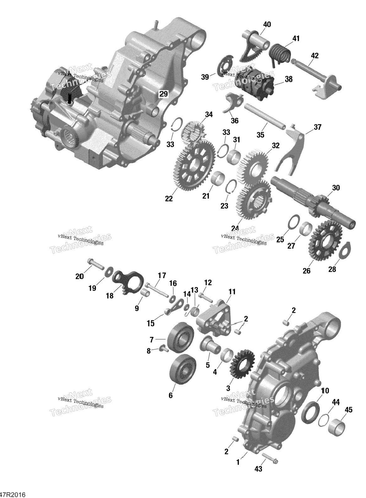 Rotax - Gear Box 2 - 420686217