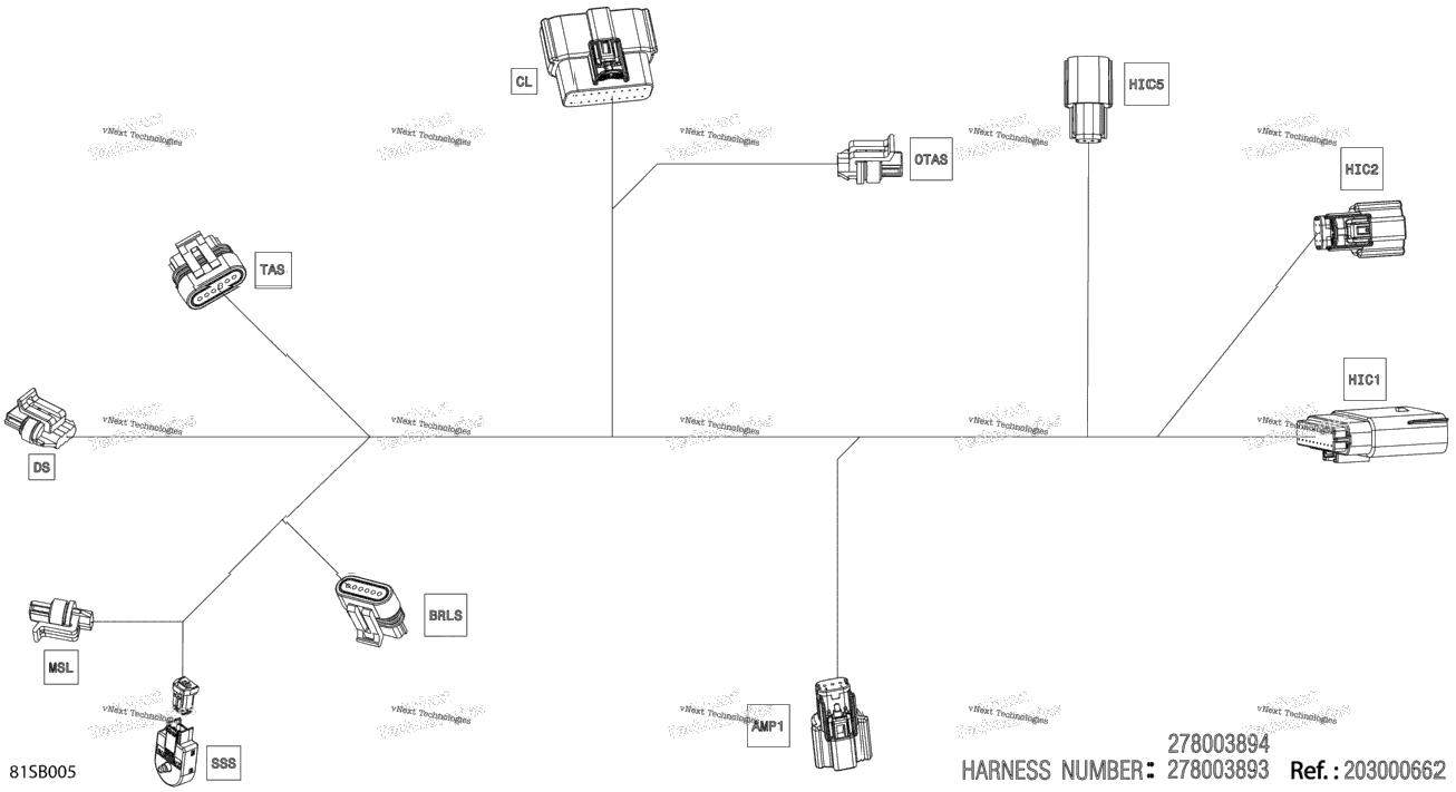 Electric - Steering Wiring Harness - 278003893