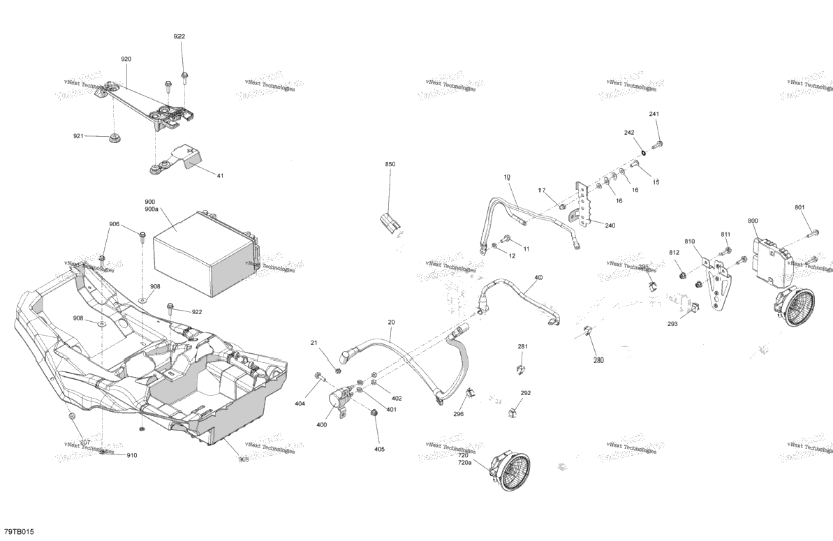 Body - Front Storage Tray