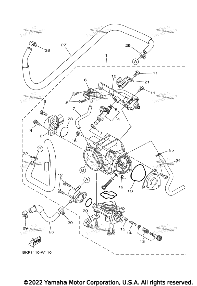 Throttle Body Assy 1