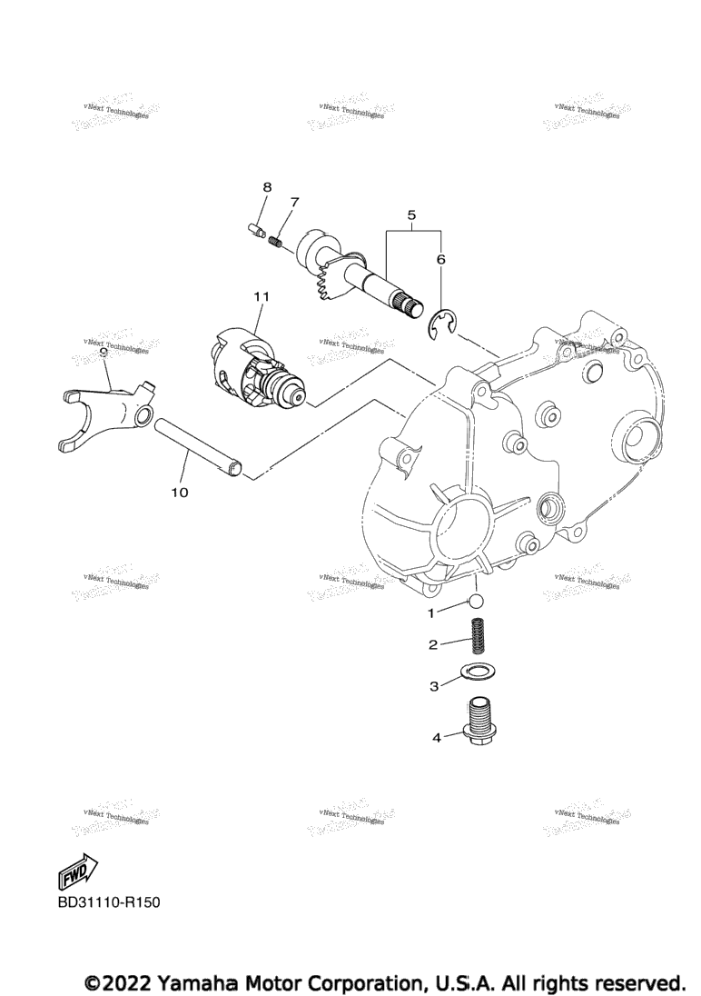 Shift Cam & Fork