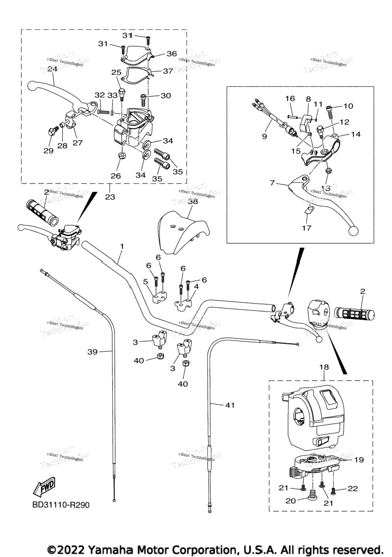 Steering Handle & Cable