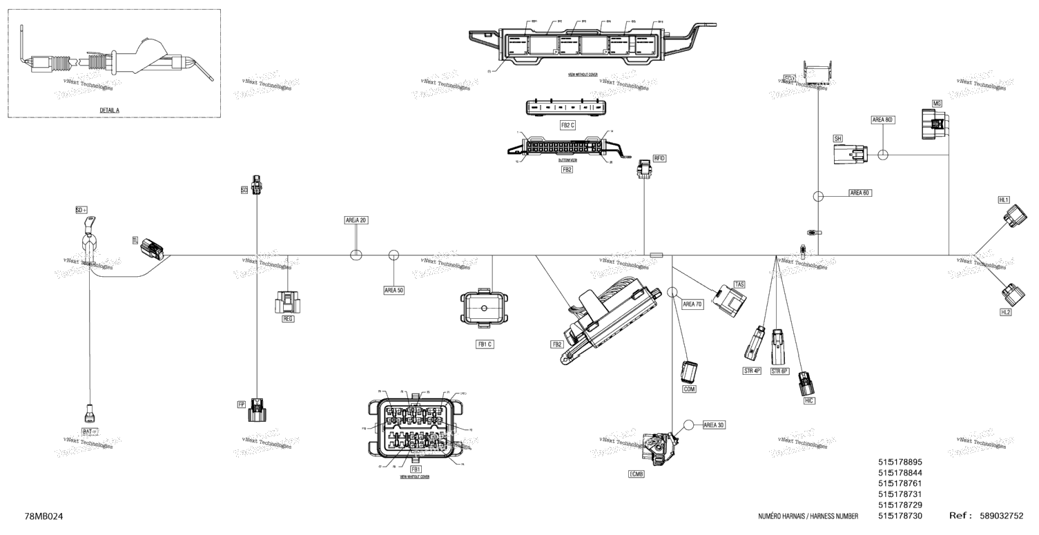 Electric - Main Harness - 515178729