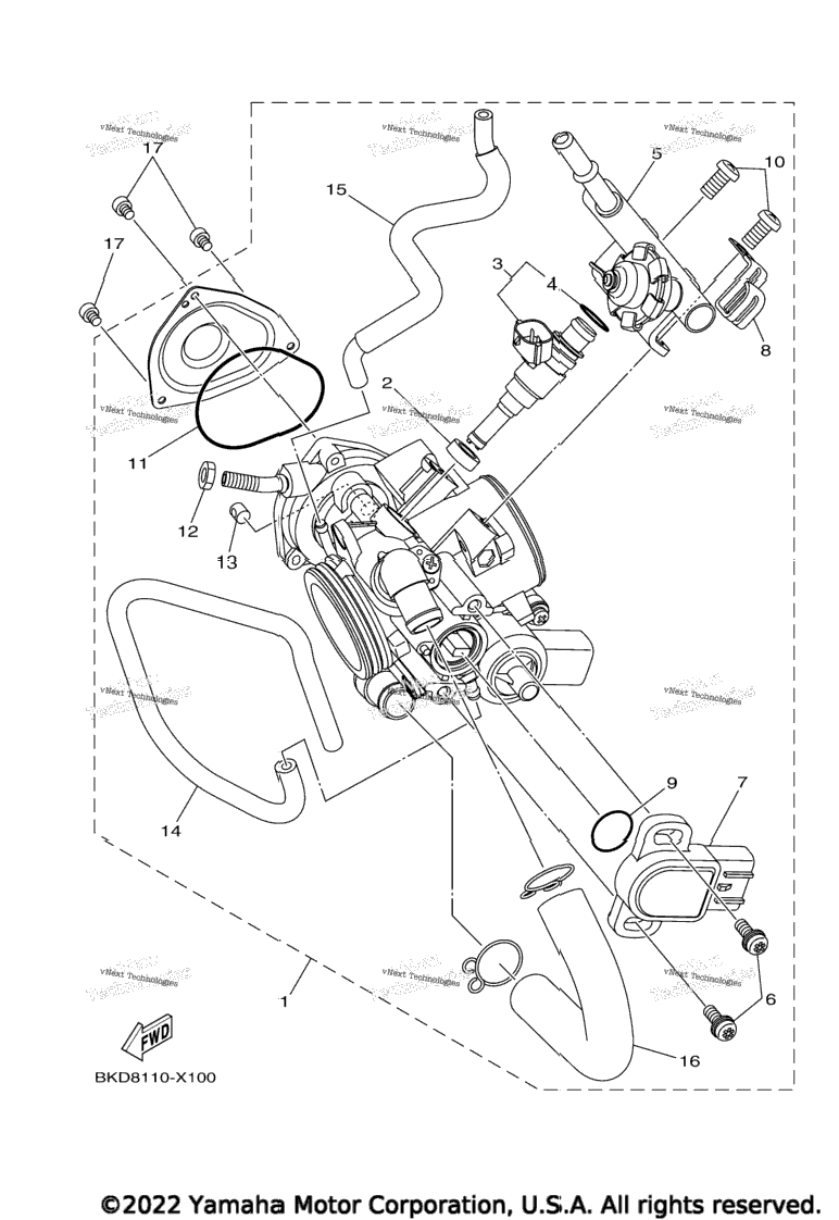 Throttle Body Assy 1