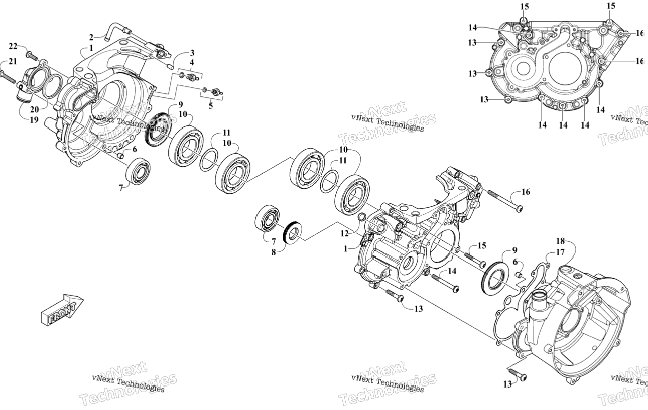 Cranckcase Assembly