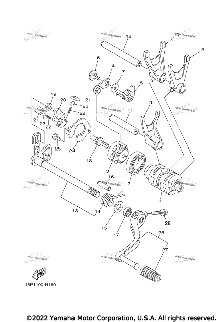 Shift Cam & Fork