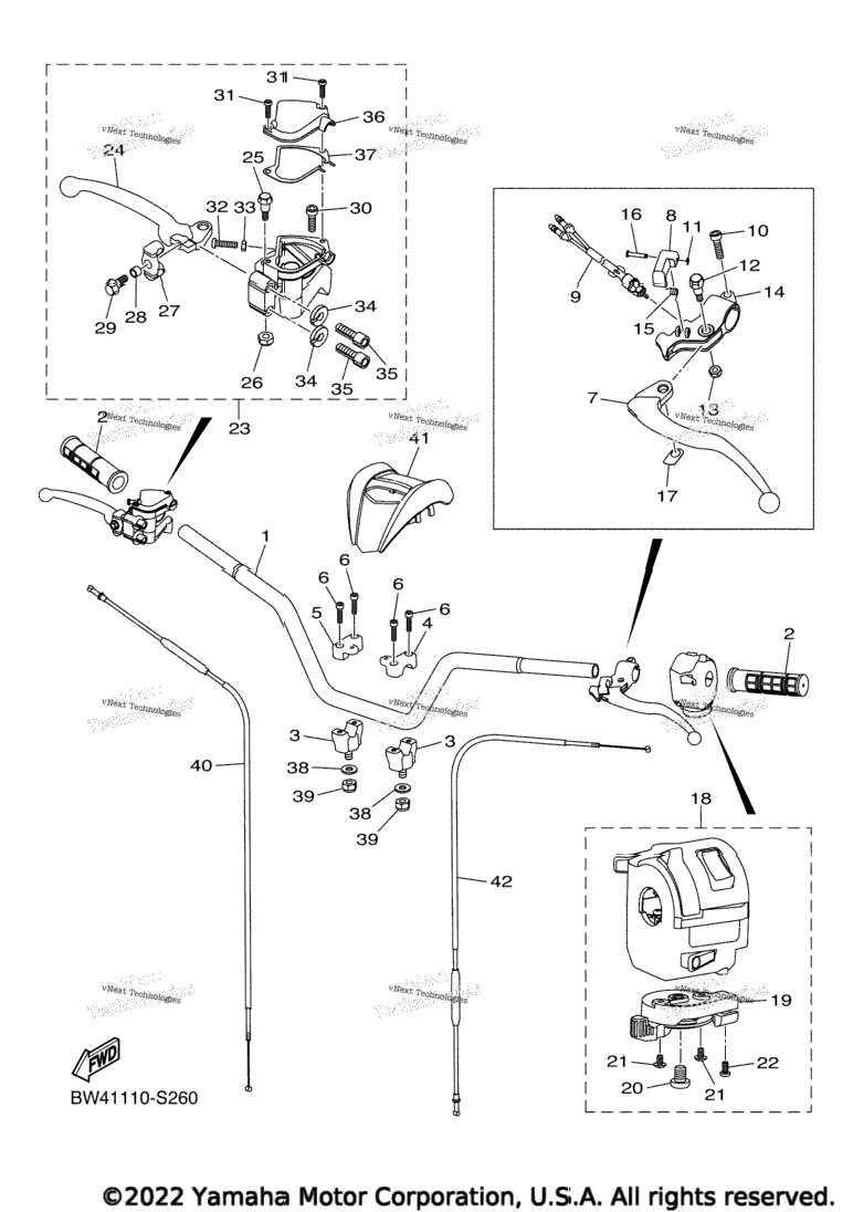 Steering Handle & Cable