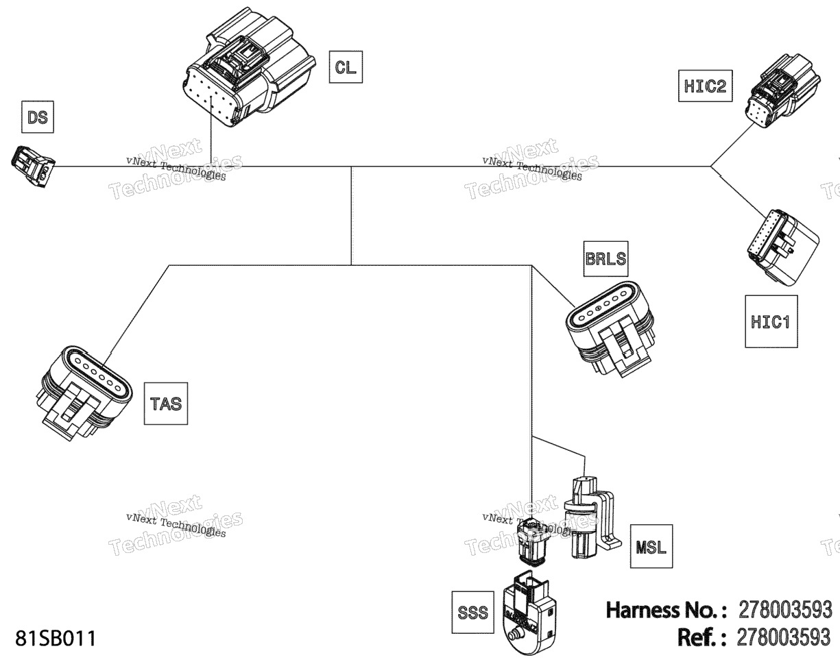 Electric - Steering Wiring Harness - 278003593