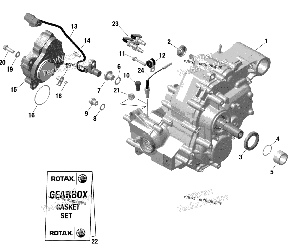 Rotax - Gear Box And Components 420686569