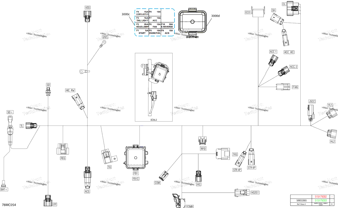 Electric - Main Harness - 515179365