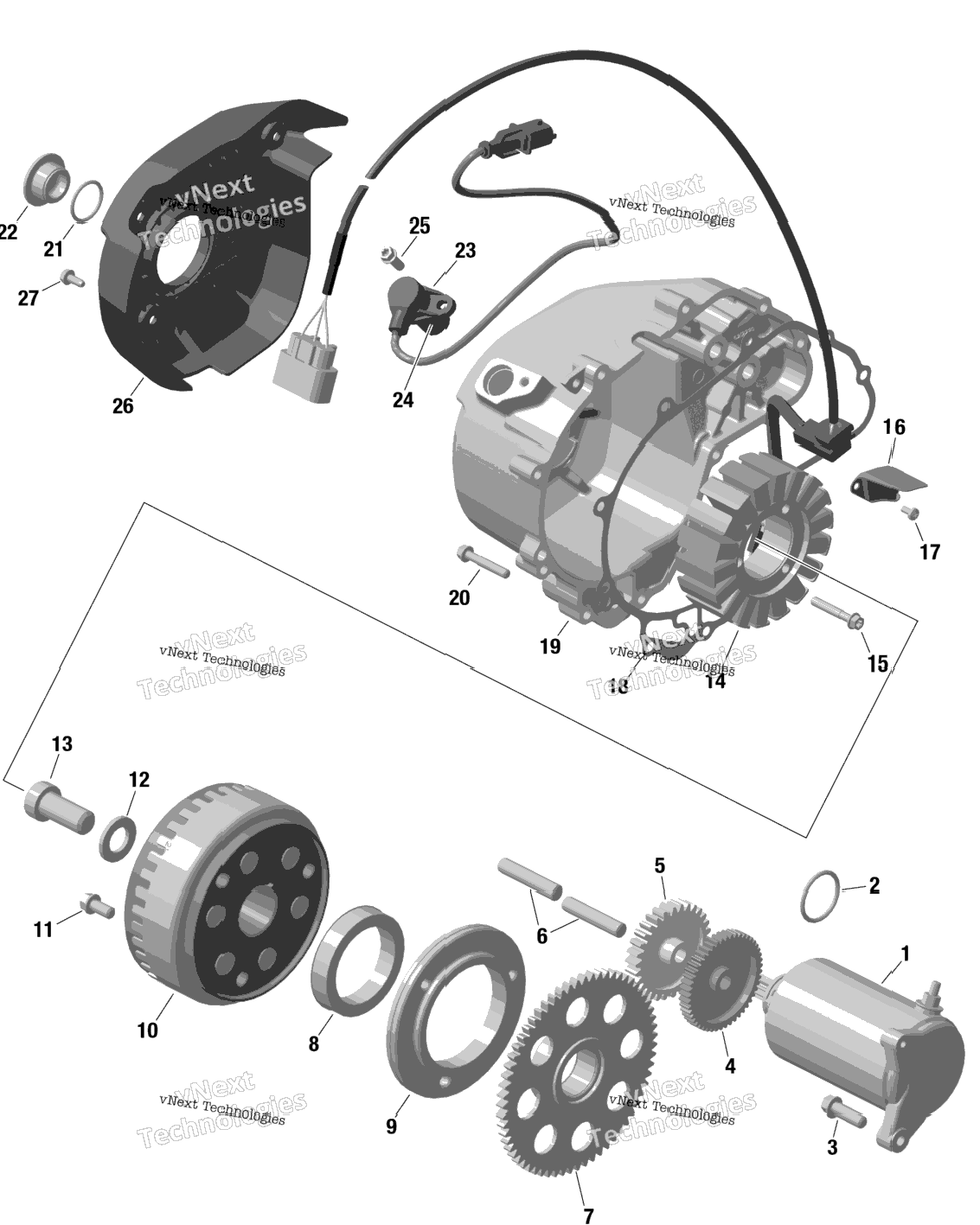 Rotax - Magneto And Electric Starter