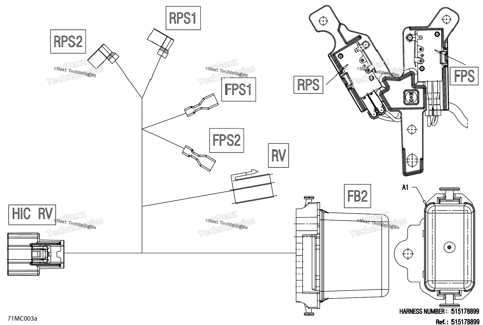 Electric - Reverse Wiring Harness - 515178899