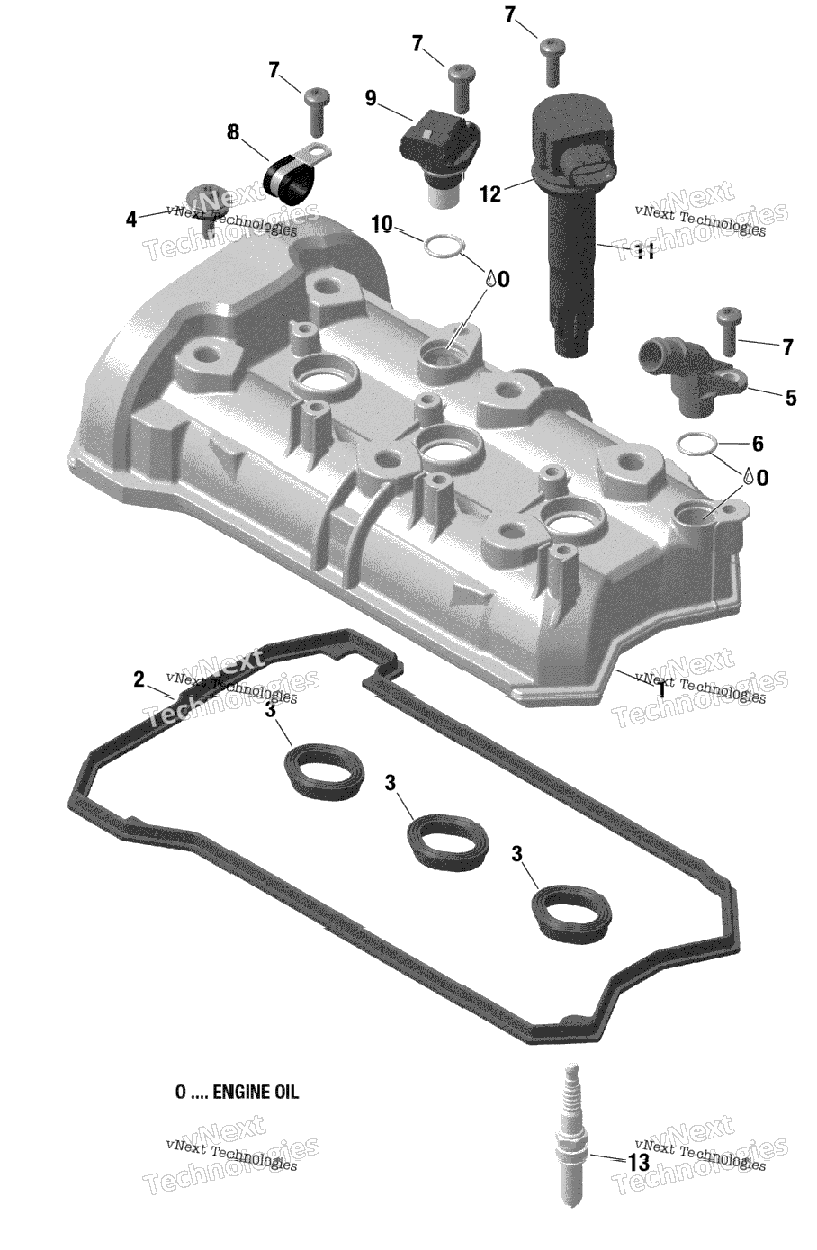 Rotax - Valve Cover