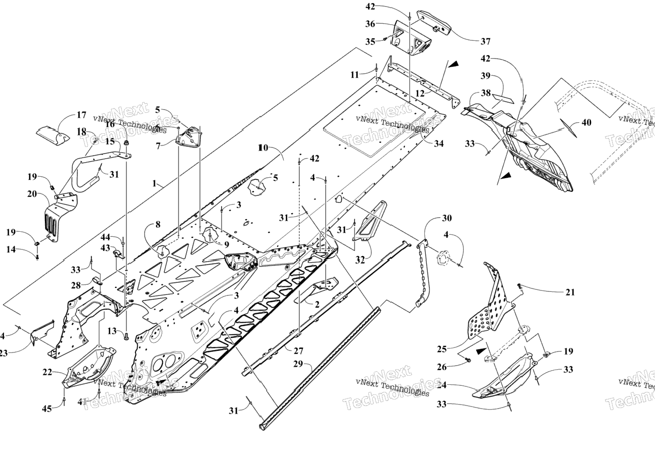 Tunnel And Snowflap Assembly