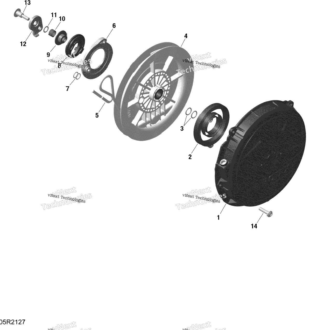 Rotax - Rewind Starter - Manual And Shot Start