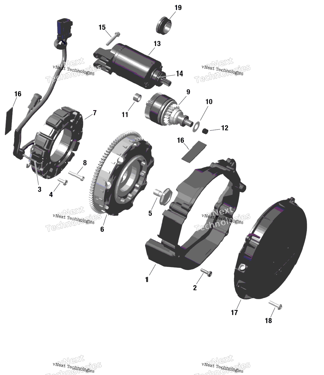 Rotax - Magneto And Electric Starter