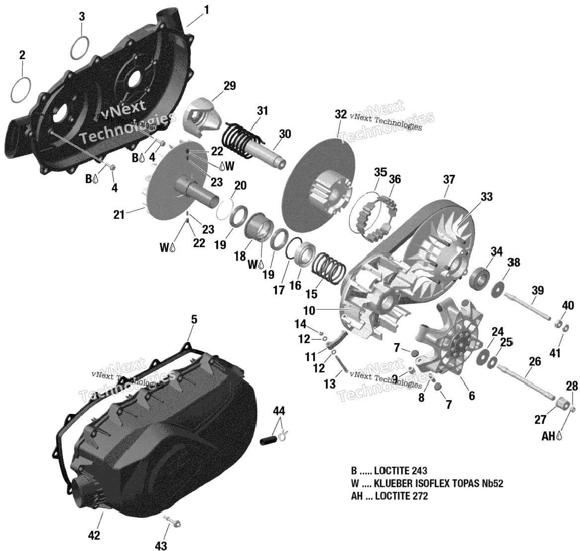 Rotax - Transmission - 322