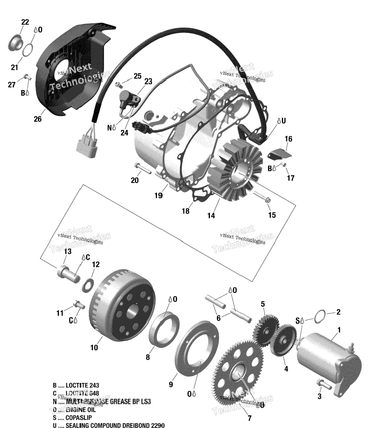 Rotax - Magneto And Electric Starter