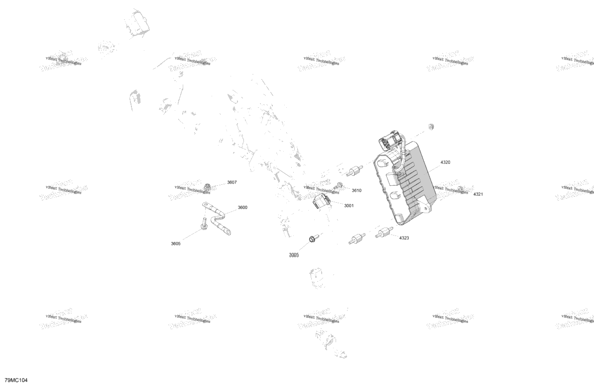 Electric - Lower Section - Model Without Battery