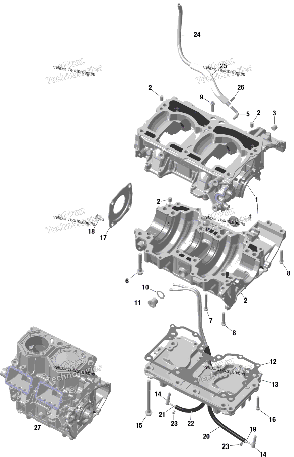 Rotax - Crankcase