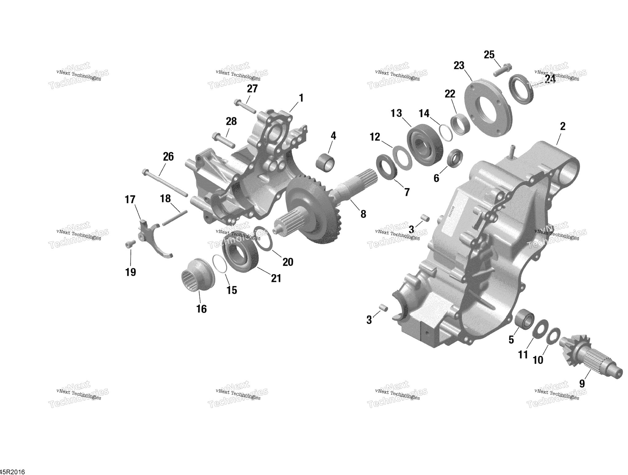 Rotax - Gear Box 1 - 420686217