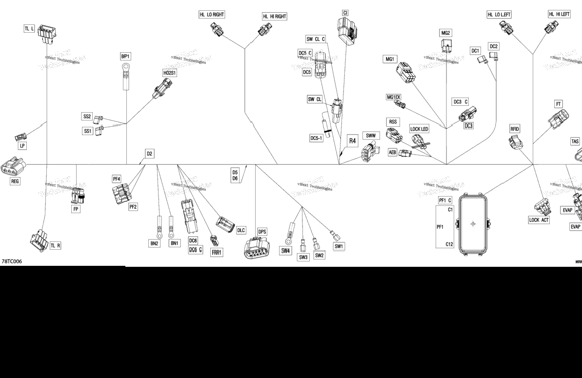 Electric - Main Harness - 710008563