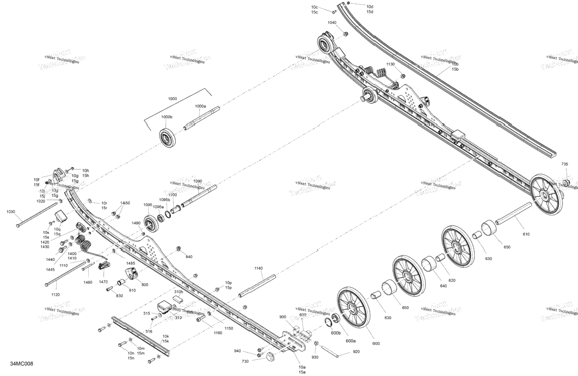 Suspension - Rear - Lower Section - Hill Climb Edition