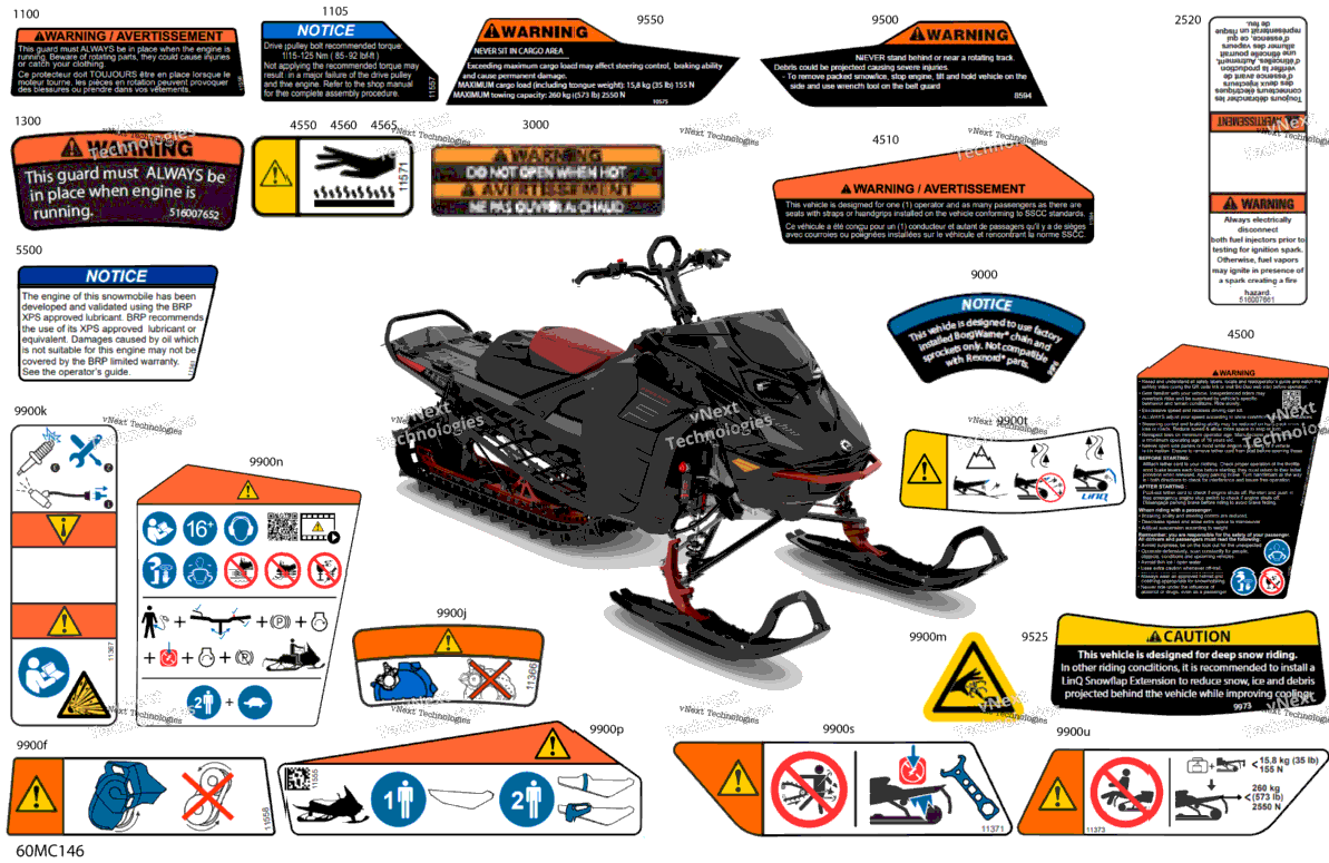 Body - Warning Decals