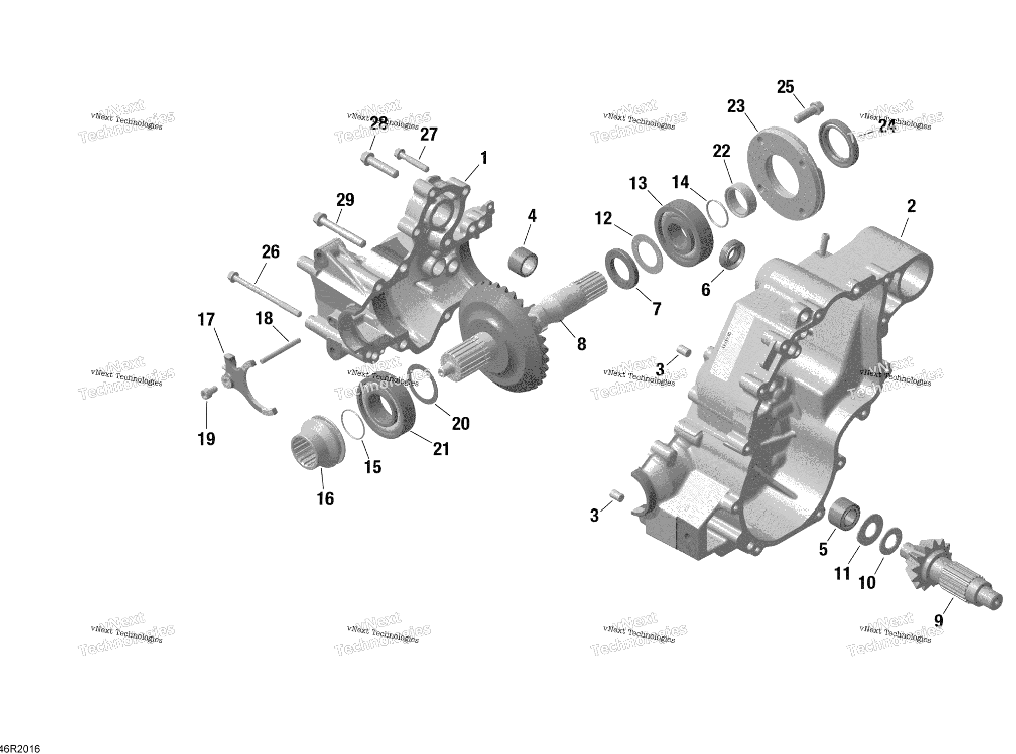 Rotax - Gear Box 1 - 420686569