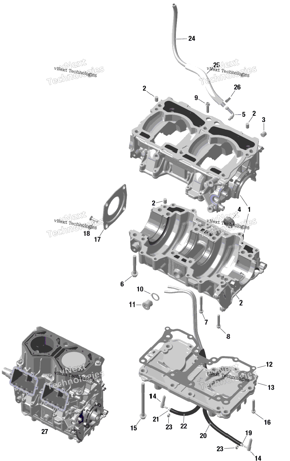 Rotax - Crankcase