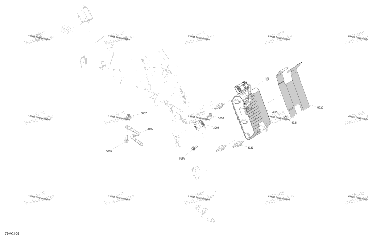 Electric - Lower Section - Model Without Battery