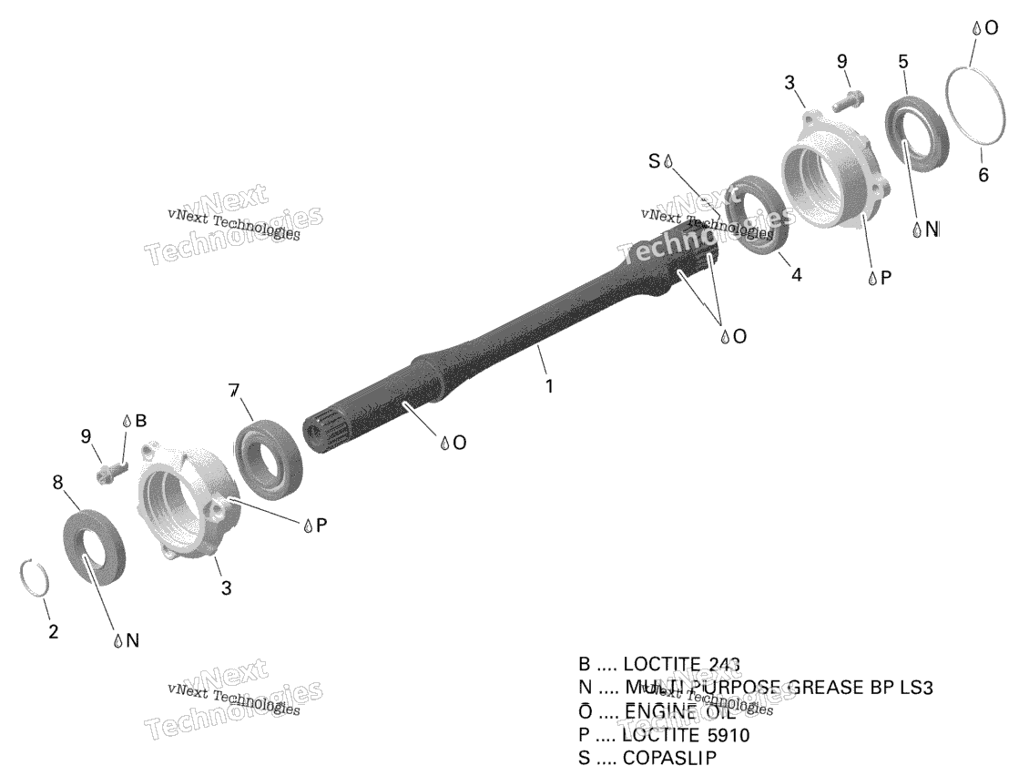 Rotax - Drive Shaft