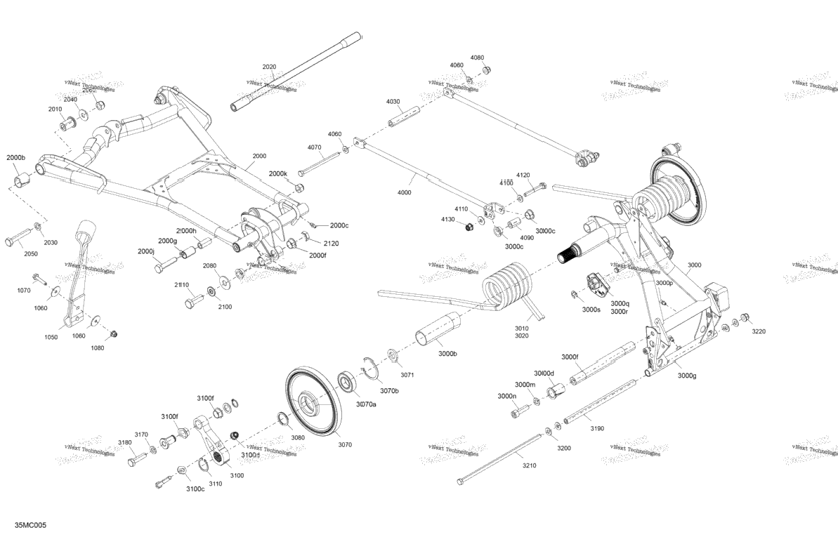 Suspension - Rear - Upper Section - Hill Climb Edition