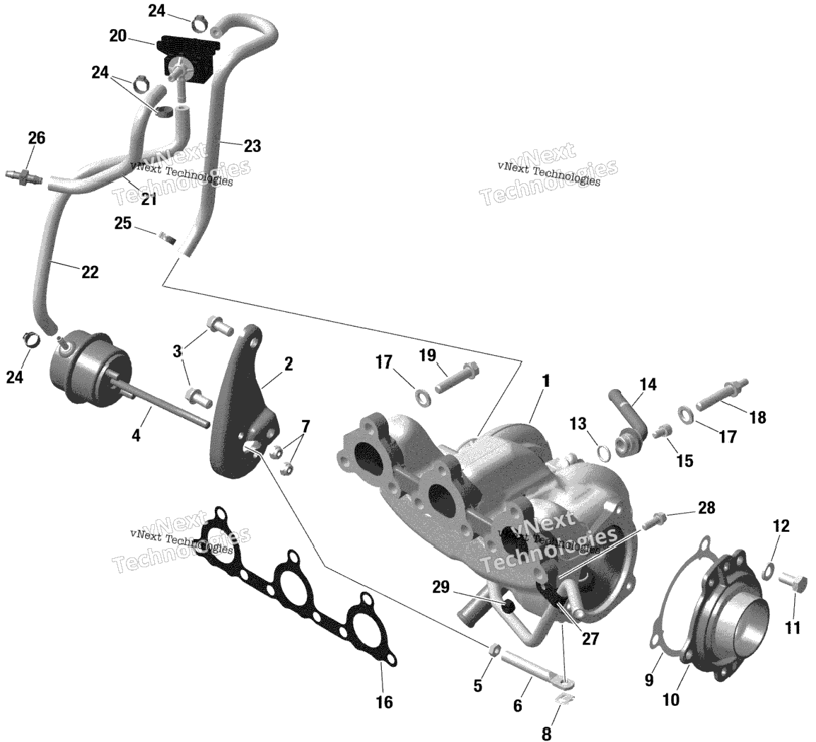 Rotax - Turbocharger - Turbo R