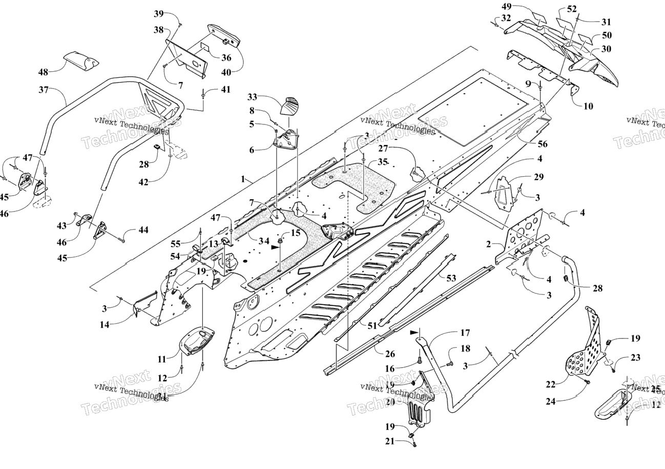 Tunnel And Snowflap Assembly