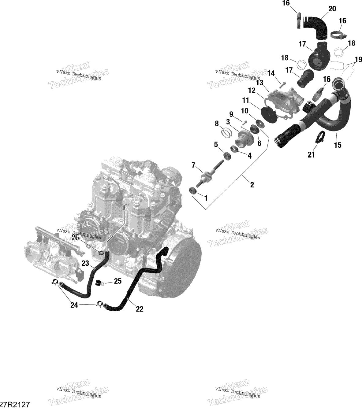 Rotax - Engine Cooling - Manual And Electric Start