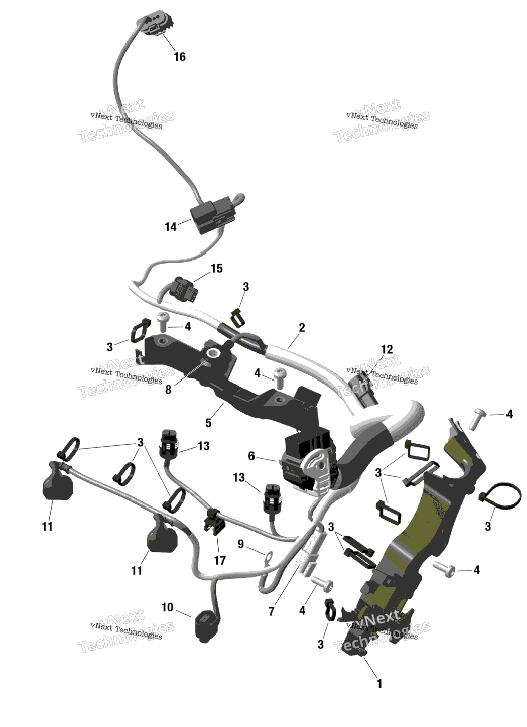 Rotax - Engine Harness And Electronic Module