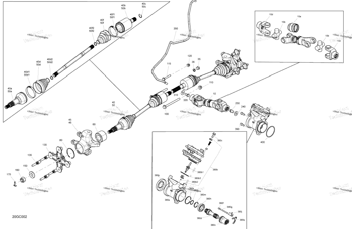 Drive - Front - Common Parts