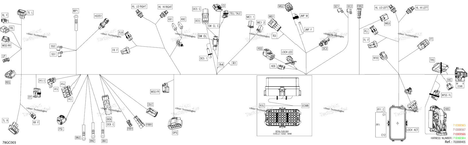 Electric - Main Harness - 710008564