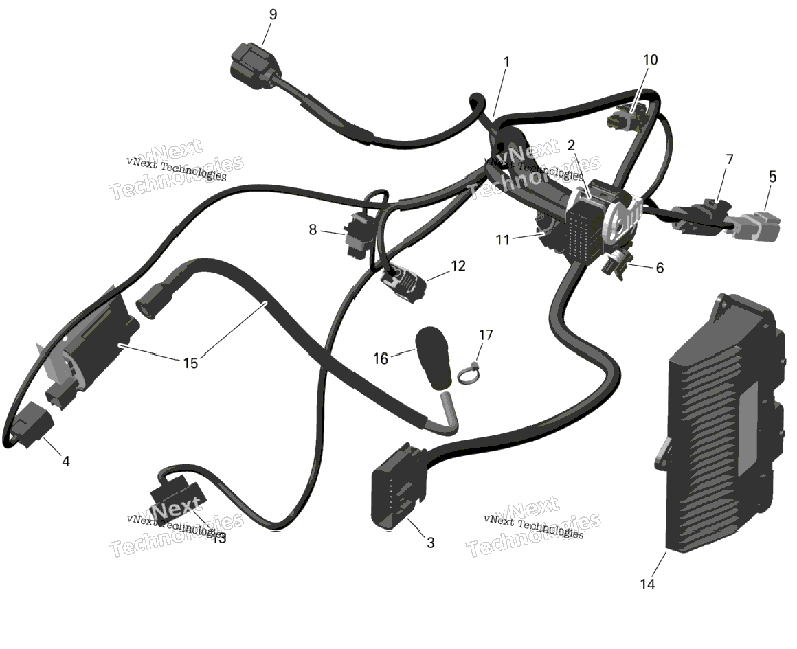 Rotax - Engine Harness And Electronic Module